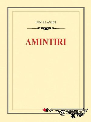 cover image of Amintiri